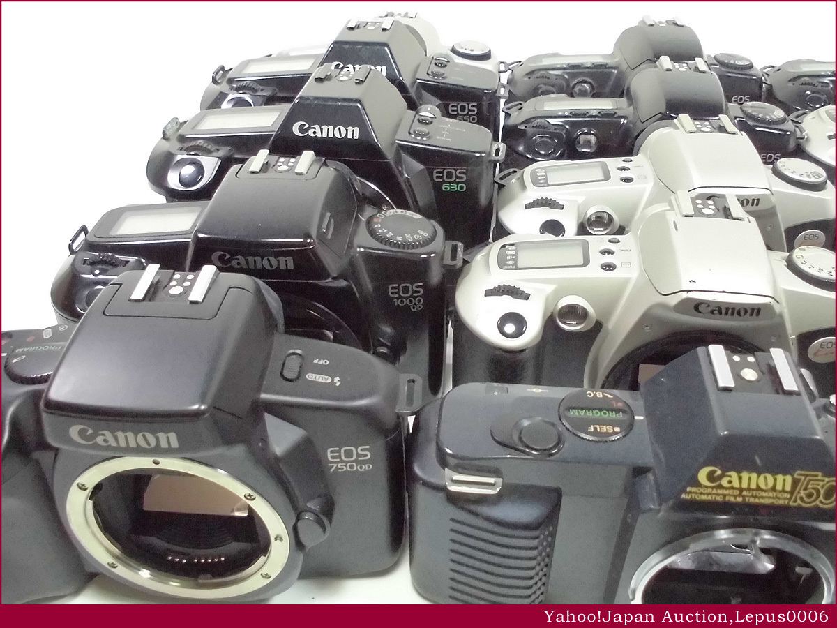 オールドEOS動作品 3台set 取説付属】EOS650・630・1000QD Canon EOS