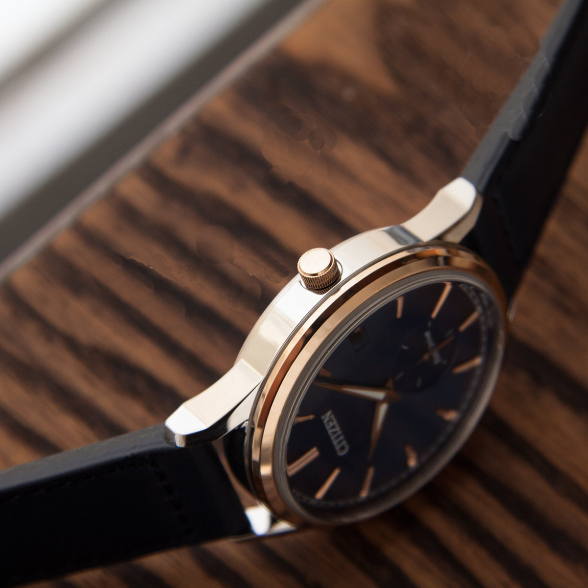 新品正規品CITIZENシチズンECO-DRIVE【希少品】アンティークレザー革 
