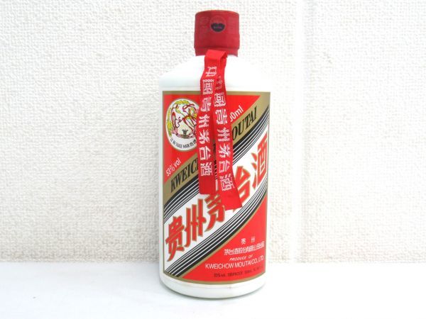 古酒 1円～スタート 貴州茅台酒 KWEICHOW MOUTAI マオタイ酒 天女ラベル 2011 中国酒 白酒 陶器 500ml 53% 総重量957g 未開栓Z23372K-M 貴州茅台酒 KWEICHOW MOUTAI スタート 1円 葵花