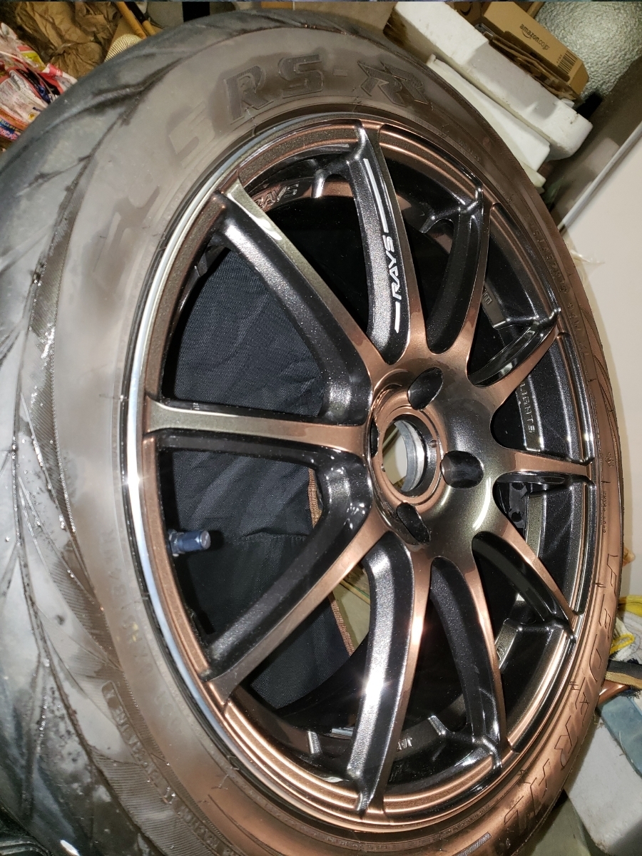 RAYS グラムライツ 57トランセンド 17/4H/100 ホイール4本 RAYS