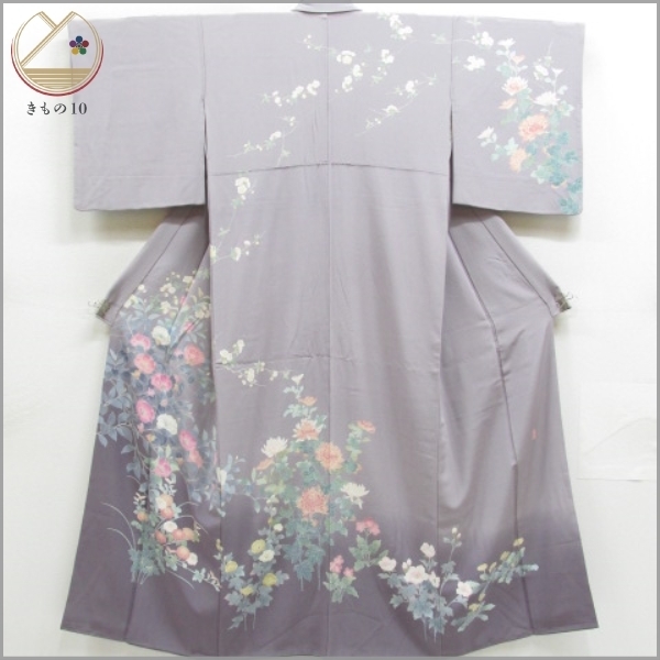 数量限定，正規品 着物月花 おぼろ染 相良刺繍 可憐な花尽くしの訪問着