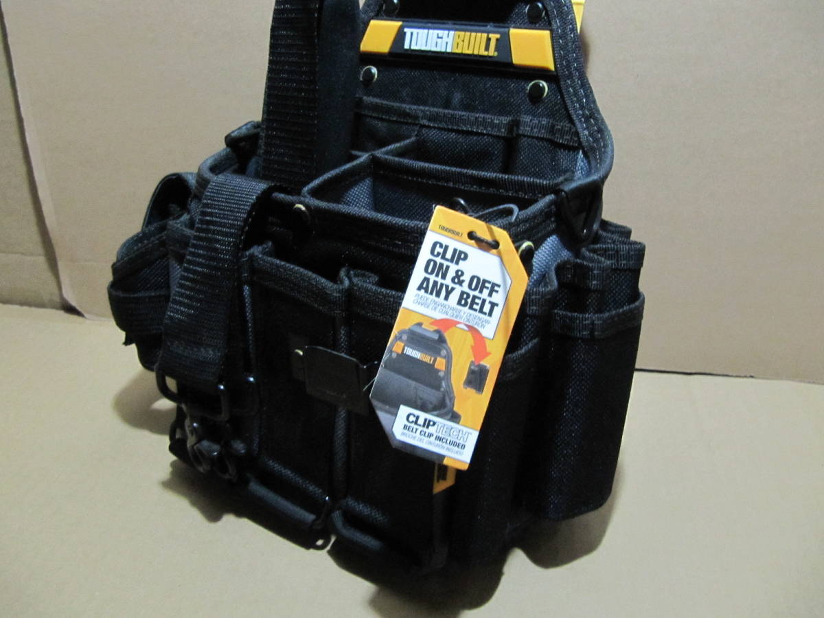 TOUGHBUILT Large Tool Tote — Massive Black Bag Mouth ToughBuilt 
