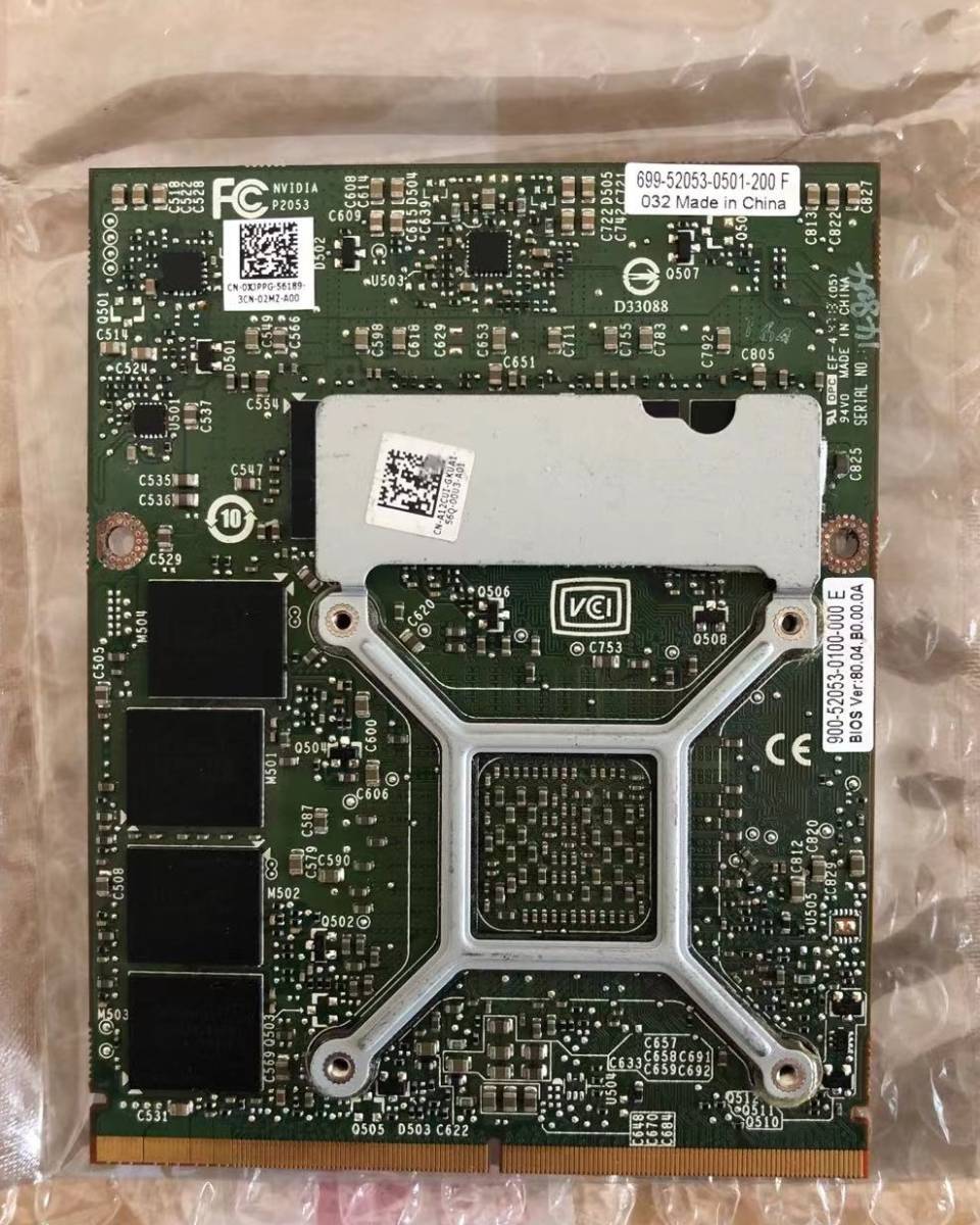 日本公式 販売 サイト ノートPC コンパクトPC 用 グラボ Quadro K3100m 4GB 動作確認済 GTX765m/K4000m相当 MXM Dell Precision m6800