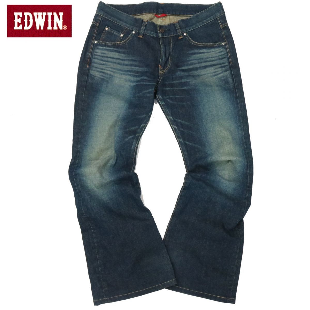EDWIN エドウィン 503SD8 USED加工☆ ローライズ ブーツカット フレア