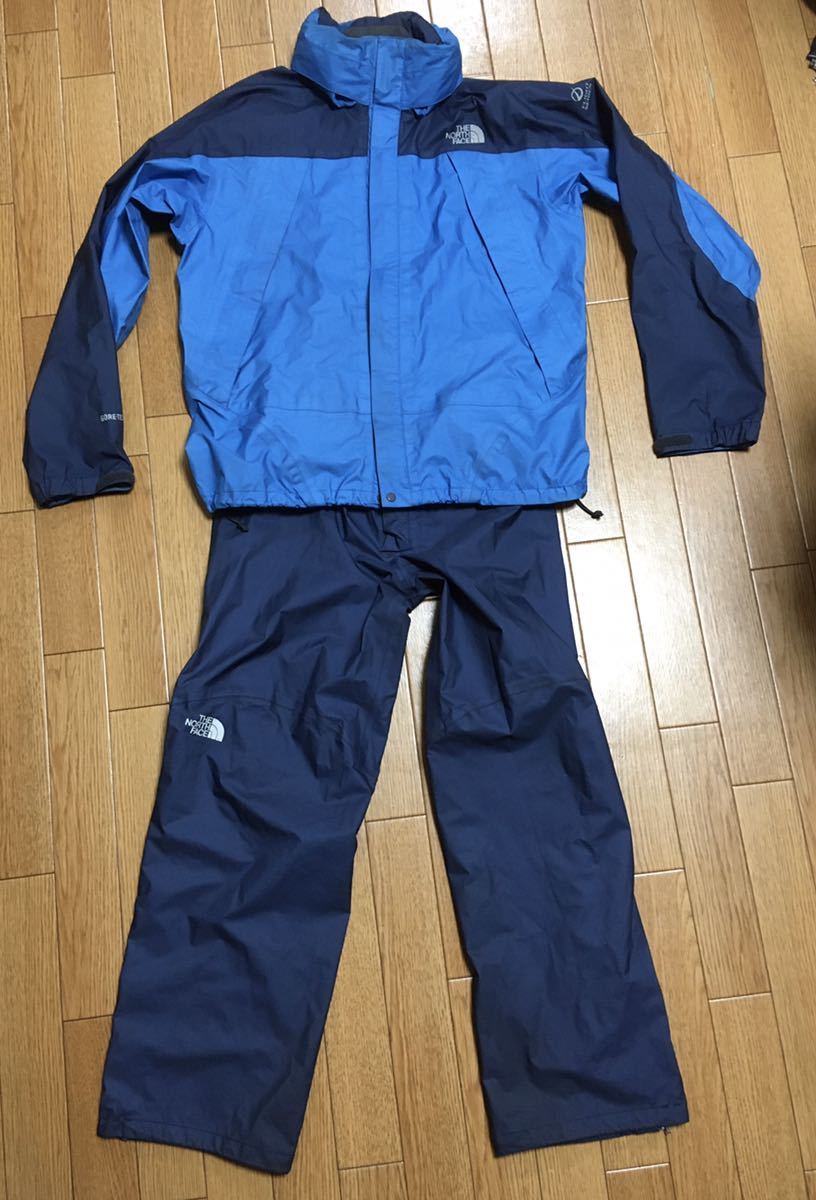 新品，豊富な ノースフェイス NORTH FACE ゴアテックス レインテックス 上下 セットアップ サイズL メンズ GORE-TEX 防水 透湿 フライトシリーズ(Lサイズ)｜売買されたオークション情報、yahooの商品情報をアー 男性用
