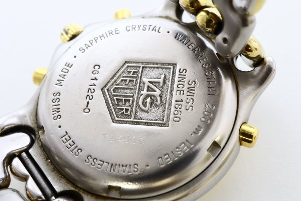 タグホイヤー TAG HEUER セル 1円 1円スタート訳あり品TAG WG1420-0