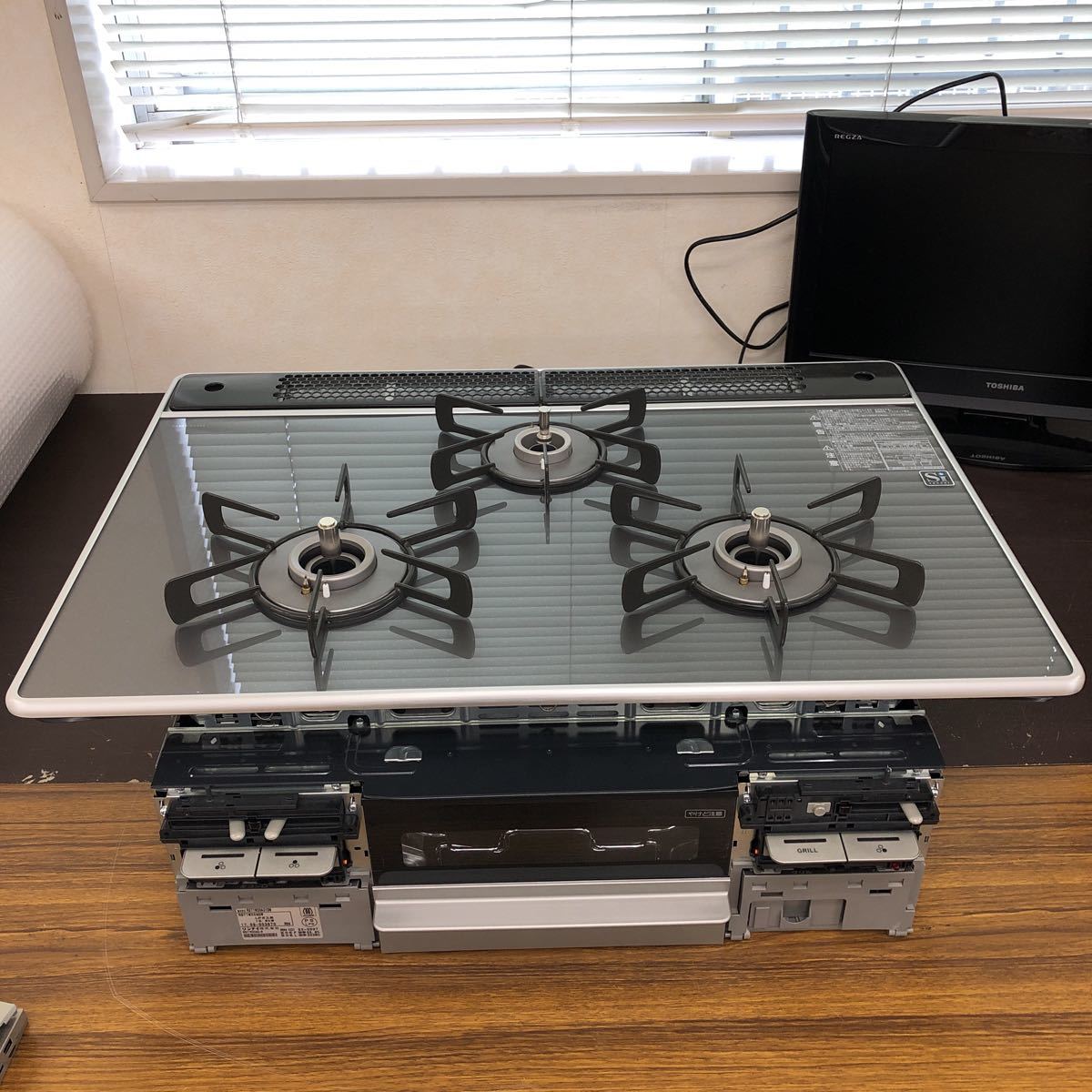 パロマ Paloma ガステーブル ガラストップ PA-N308WCK-1R 都市