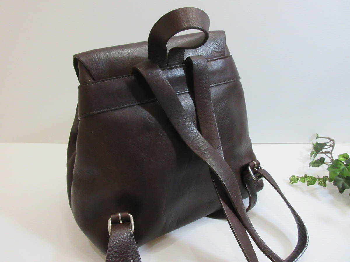 MARGARET HOWELL☆マーガレットハウエル MHL 牛革 レザー リュック 