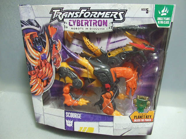 新品 CYBERTRON版 スカージ SCOURGE フレイムコンボイ ULTRA CLASS