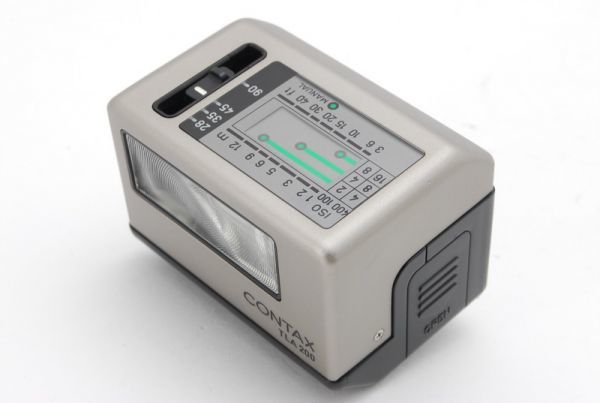 美品 コンタックス Contax TLA200 フラッシュ ケース/取説付（中古動作
