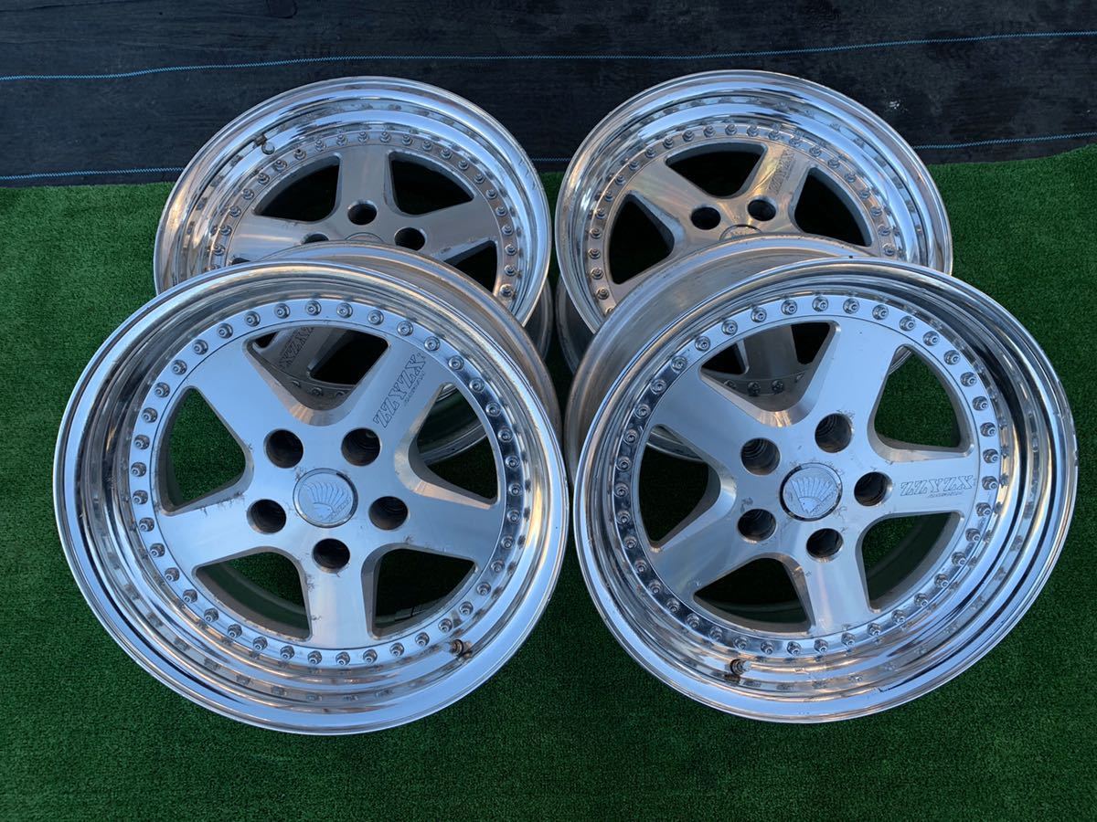 ぐるんぐるん RAGUNA ZZYZX ホイール 4本 16x7J 5穴 PCD114.3 ET-1 タイヤ