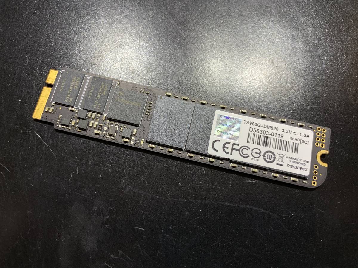 Transcend製 JetDrive 520(960GB) TS960GJDM520 MacBook Air Mid 2012