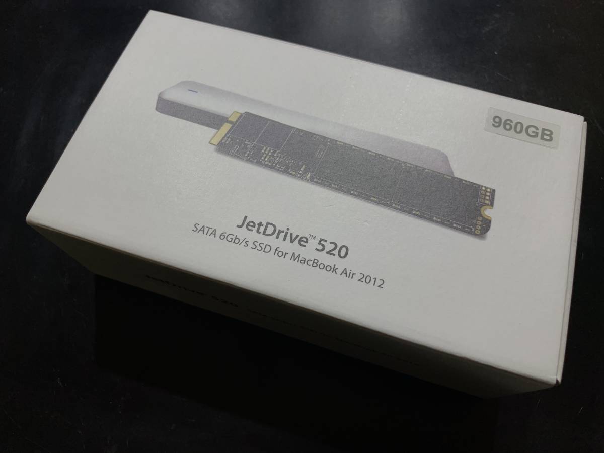 MacBook Air 2012 専用SSD JetDrive 960GB 中古 Transcend製 JetDrive 520(960GB) TS960GJDM520 MacBook Air Mid 2012