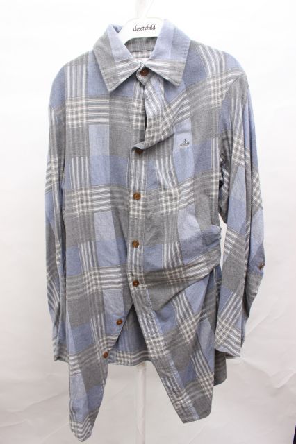 MAN チェックロングシャツ Vivienne Westwood ヴィヴィアンウエスト