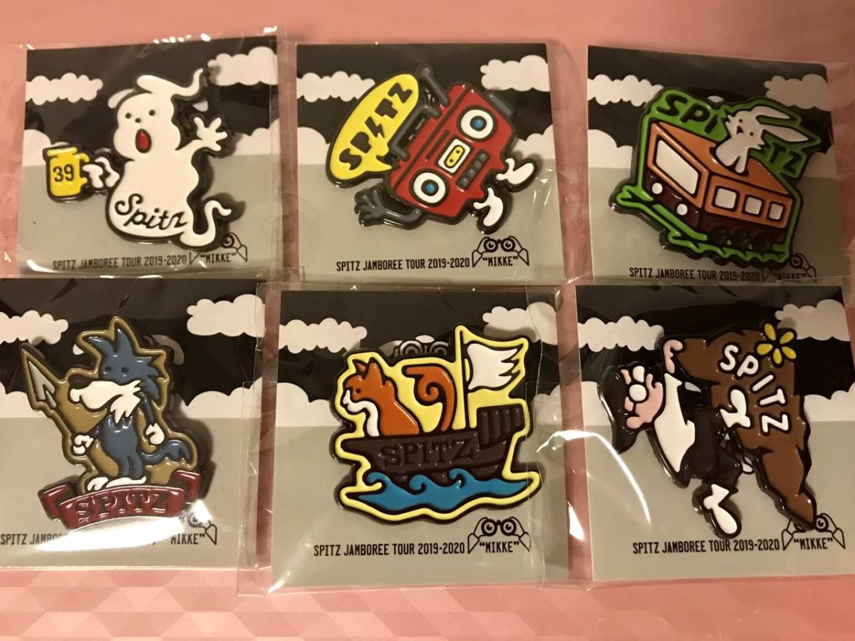 みっけ 送料無料】SPITZ スピッツ MIKKE 見っけ ピンバッジ ガチャ