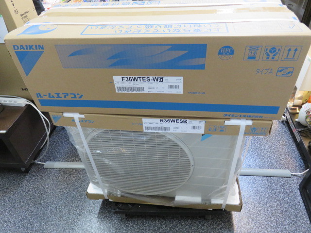 2019年製 即決 未使用品 DAIKIN ダイキン エアコン S36WTES (F36WTES-W 