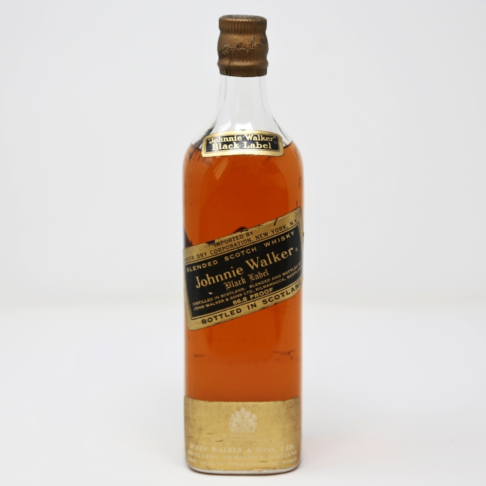 大得価，定番 古酒 未開栓 Johnnie Walker Black Label EXTRA SPECIAL/ ジョニーウォーカー スコッチ ウイスキー コルク栓 金 キャップ 黒 ラベル(スコッチ)｜売買されたオークション情報、yahooの商品情報をアーカイブ スコッチ