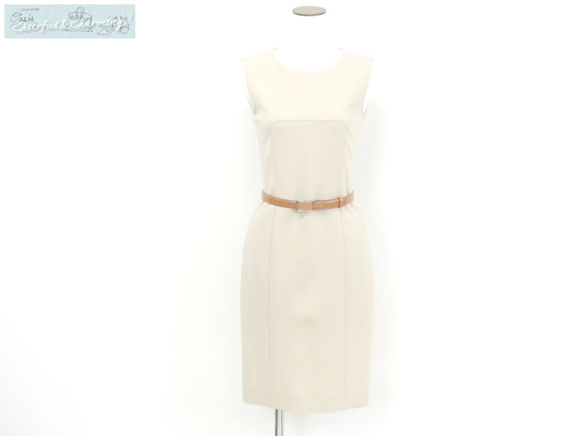  FOXEY NEWYORK ワンピース ドレス カラープレシャス 38 パウダーベージュ エアリーストレッチ#エナメルベルト付 29656(ワンピース)｜売買されたオークション情報、yahooの商品情報をアーカイブ公 女性用
