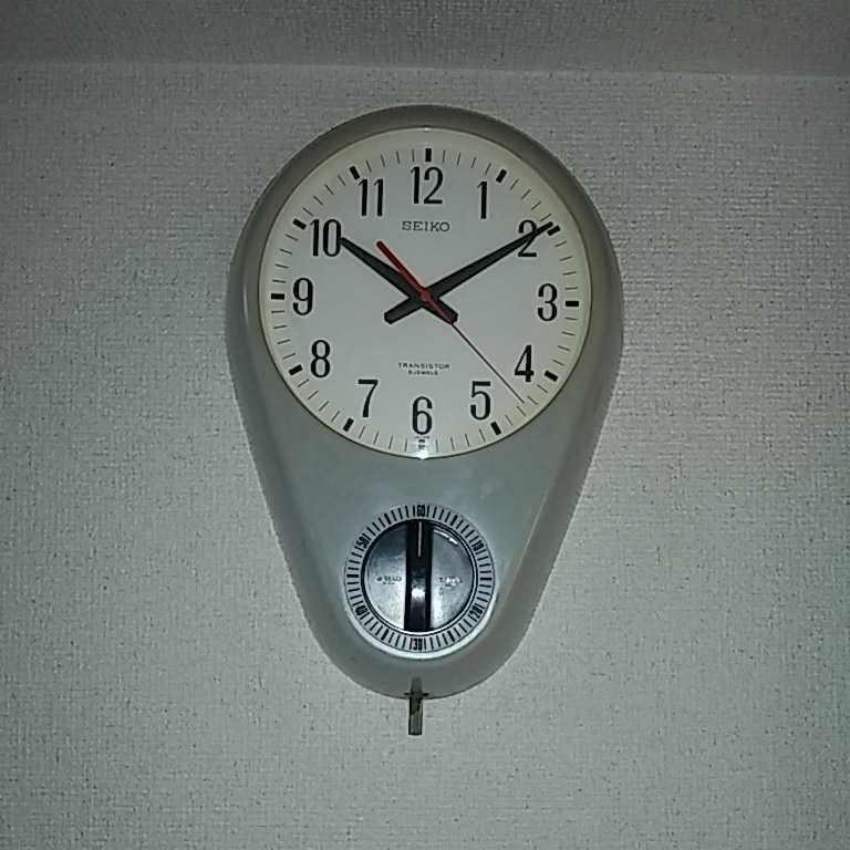 昭和レトロ精工舎セイコートランジスタークロック掛時計タイマー有工業