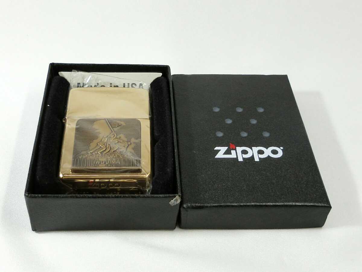 Zippo ジッポライター／硫黄島 IWO JIMA ソリッドブラス 1995年製 未 