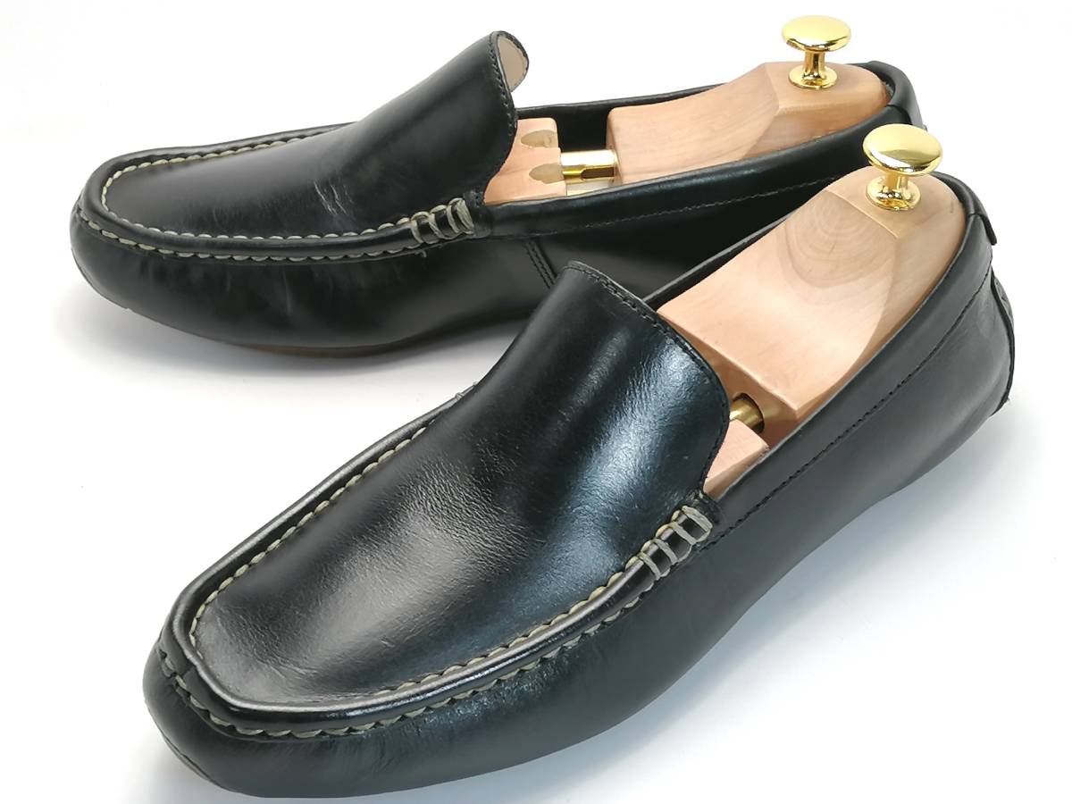新品，人気SALE COLE HAAN コールハーン US9.5 27.5cm メンズ ヴァンプ スリッポン ローファー レザー ビジネス 本革 本皮 カジュアル ブラック 黒(9.5インチ)｜売買されたオークション情報、yahooの商品情報をアー 靴