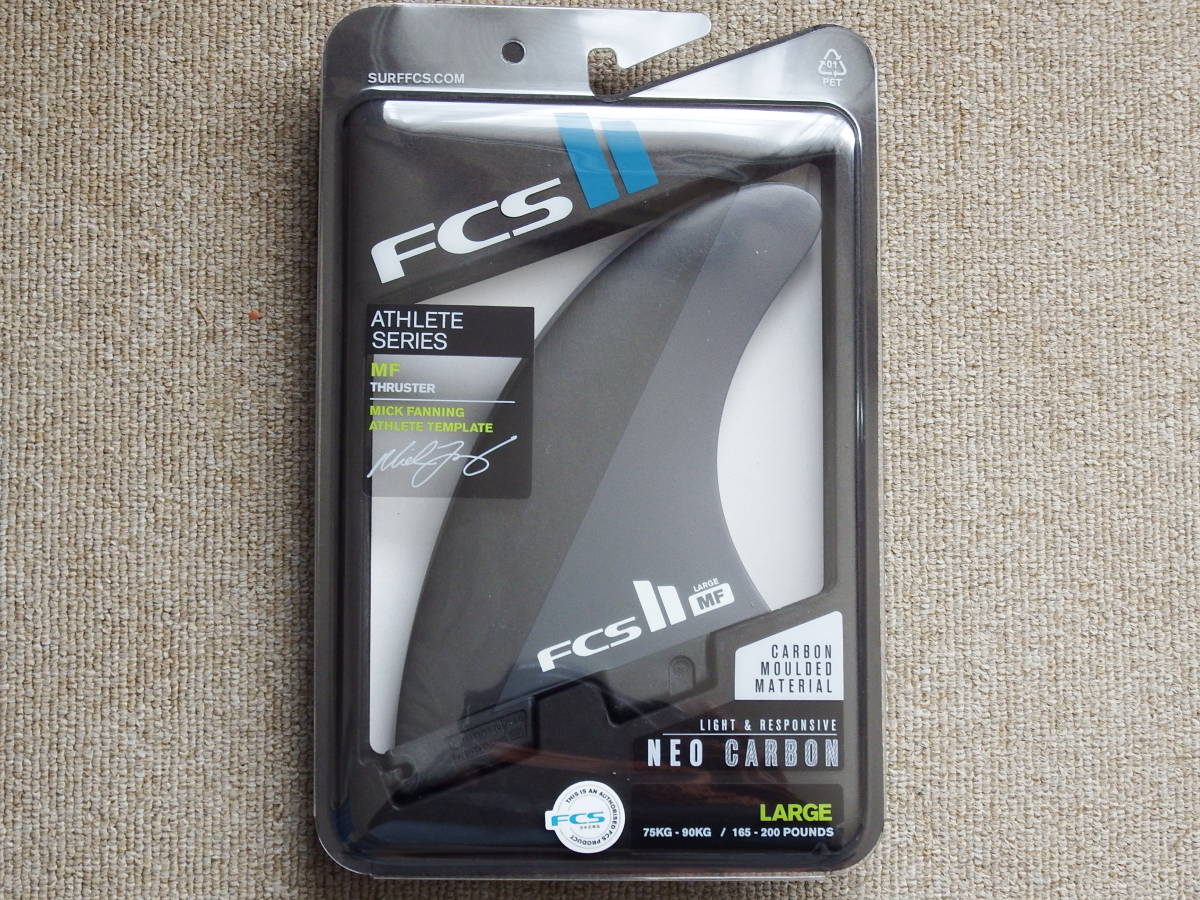FCSⅡフィンMF新品 FCS II Mick Fanning Fibre Fusion Tri Fin Set