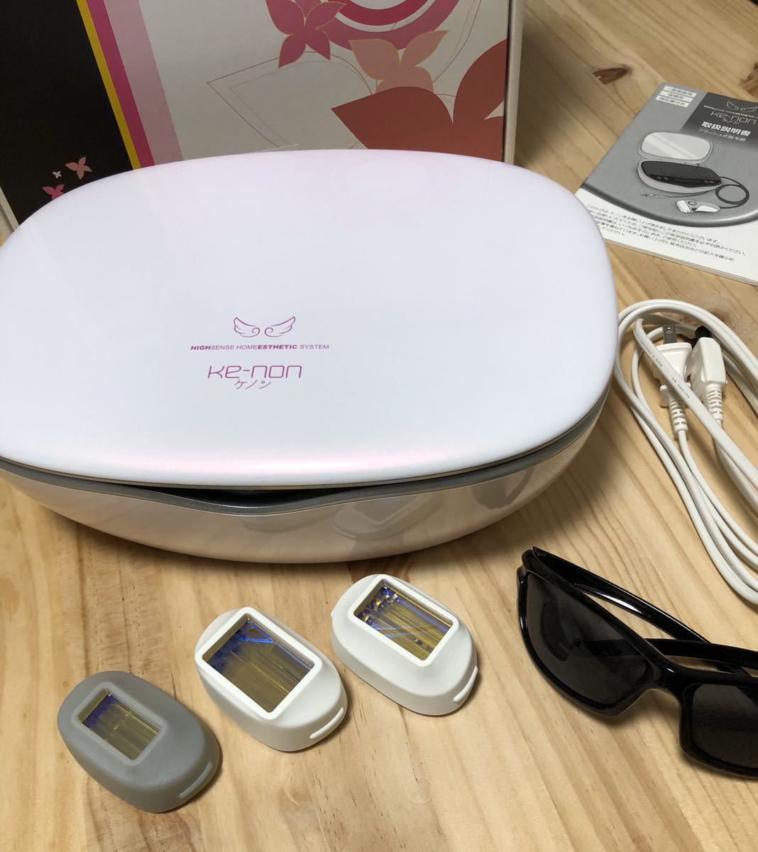 ケノンVer6.2 脱毛器 未使用カートリッジ付き ケノン ver6.2 エクストラカートリッジ スキンケアカートリッジ [美品