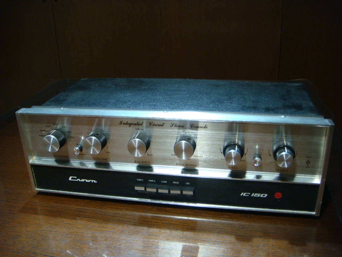 IC-150 プリアンプ 1円〜☆希少品☆CROWN 純正ウッド クラウン CROWN 