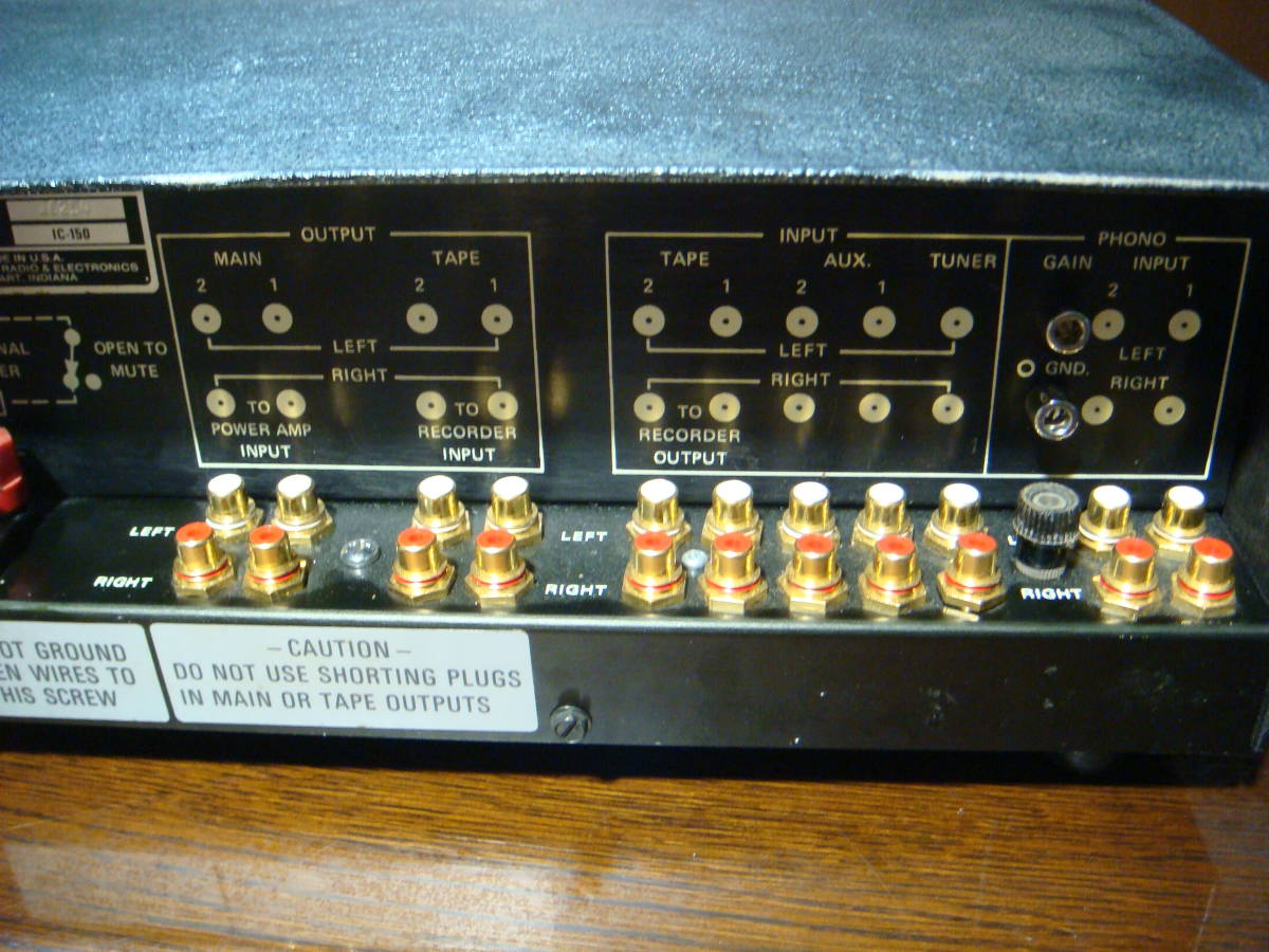 IC-150 プリアンプ 1円〜☆希少品☆CROWN 純正ウッド クラウン CROWN 