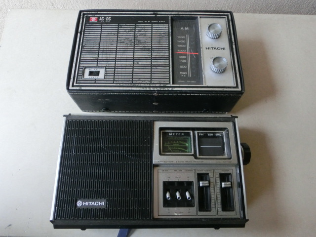 トランジスターラジオ7台National RF-655 7TR HITACHI KH-1521 8TR TH-850 8TR SONY ICF-5200 TR-4400 IF 455KC 8TR TFM-110F 12TRジャンク_3