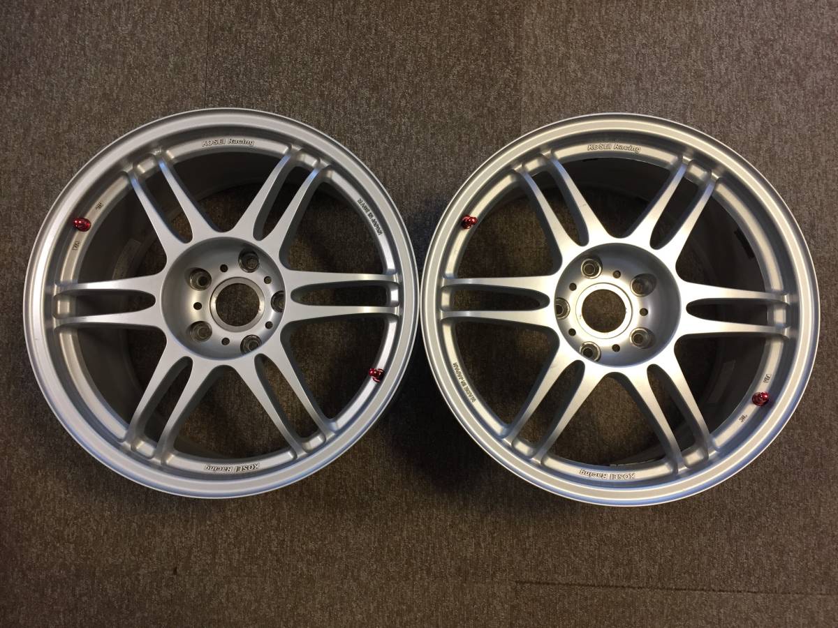 中古 KOSEI Racing K1-TS 1790+45 PCD114.3 シルバー 2本_1