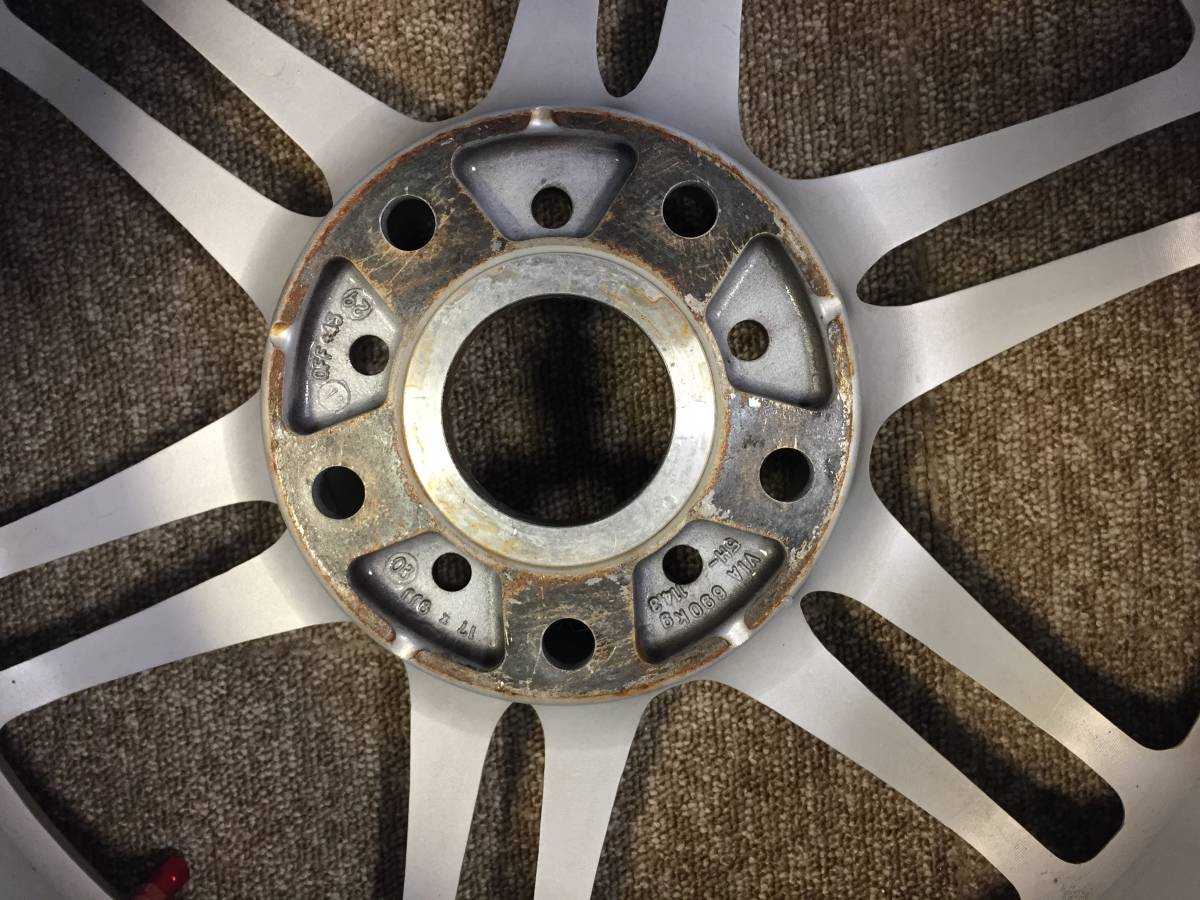 中古 KOSEI Racing K1-TS 1790+45 PCD114.3 シルバー 2本_4