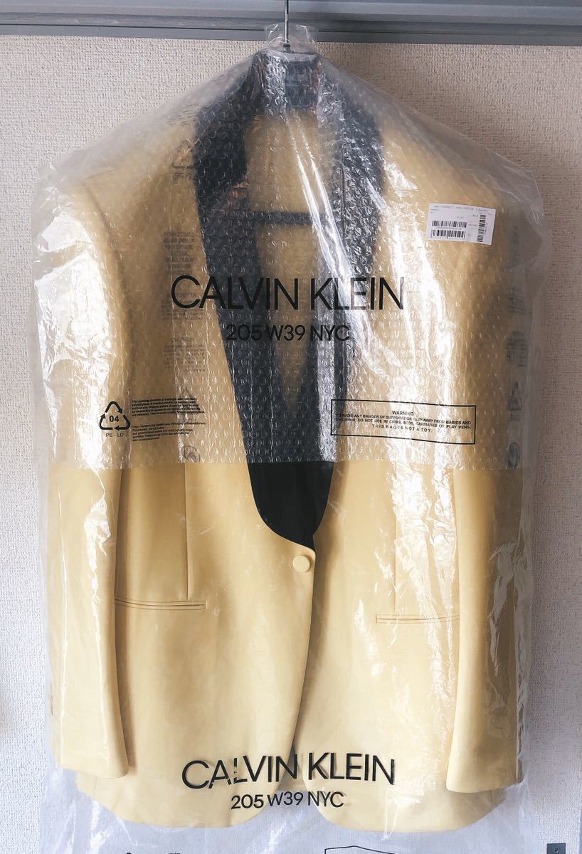 新品 19ss カルバンクライン 205W39NYC by RAF SIMONS ショールカラー 