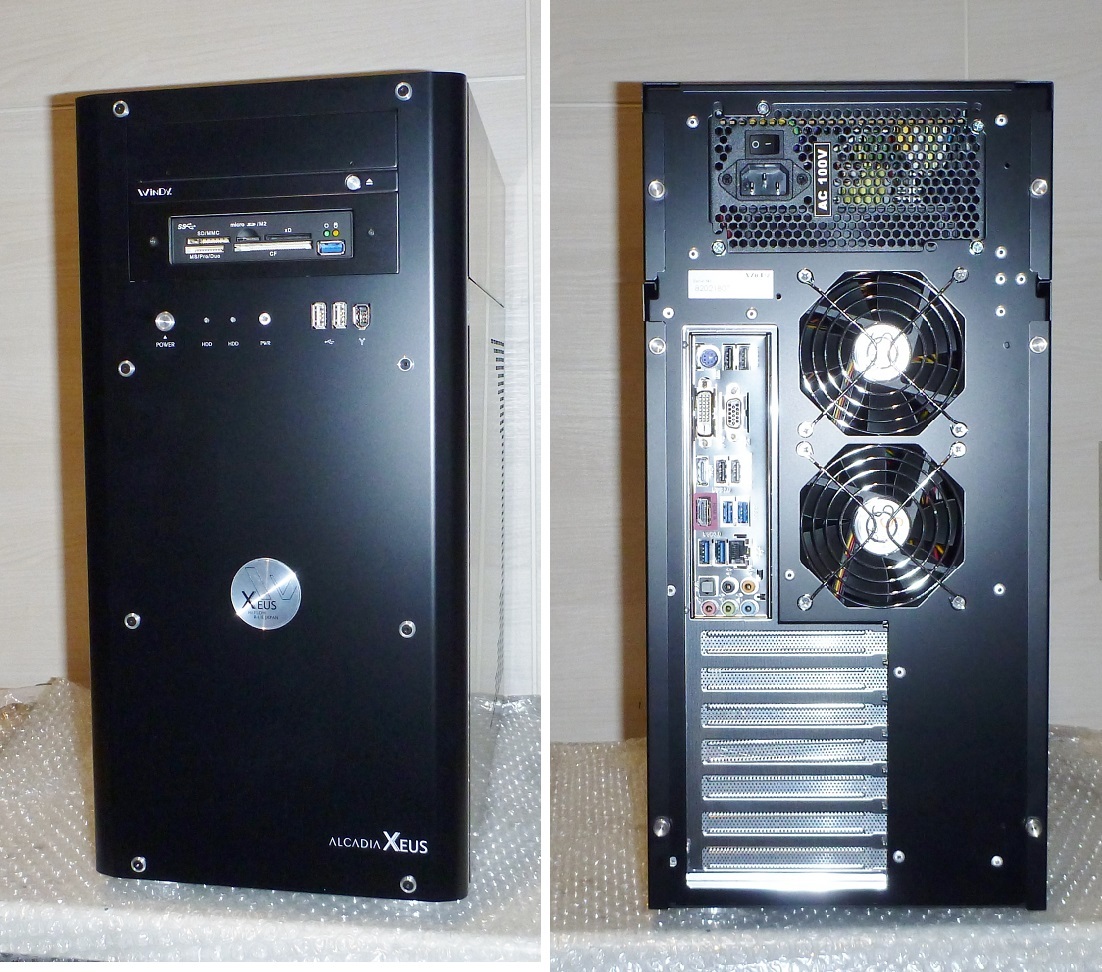 お得，正規品 パソコン 自作 PC WiNDy 星野金属 ALCADIA XEUS Full Blacky/E Black&Black i3-4340 8G SSD120G+3T Win10(その他)｜売買されたオークション情報、yahooの商品情報をアーカイブ公開 - オークファン その他