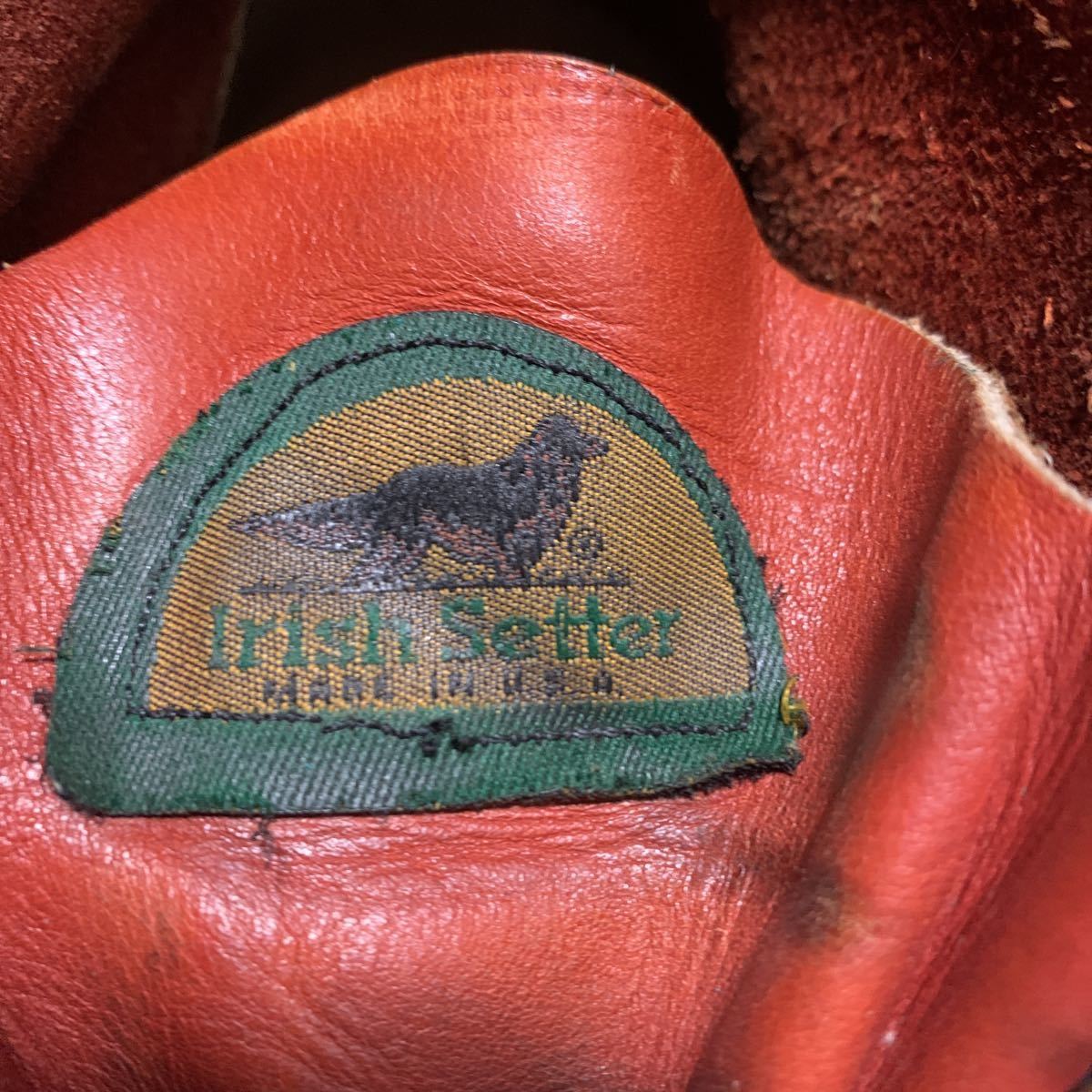半円犬タグ レッドウィング 0 WING RED REDWING アイリッシュセッター 