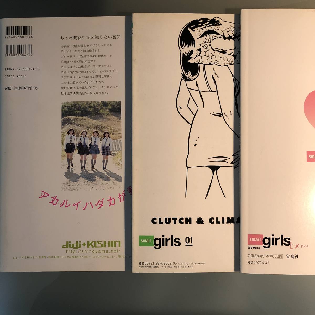 【おしゃれヌード3冊組】スマートガールズ smartgirls 「01」&「復活版」(ちんかめ 藤井リナ) &「アカルイハダカ」_6