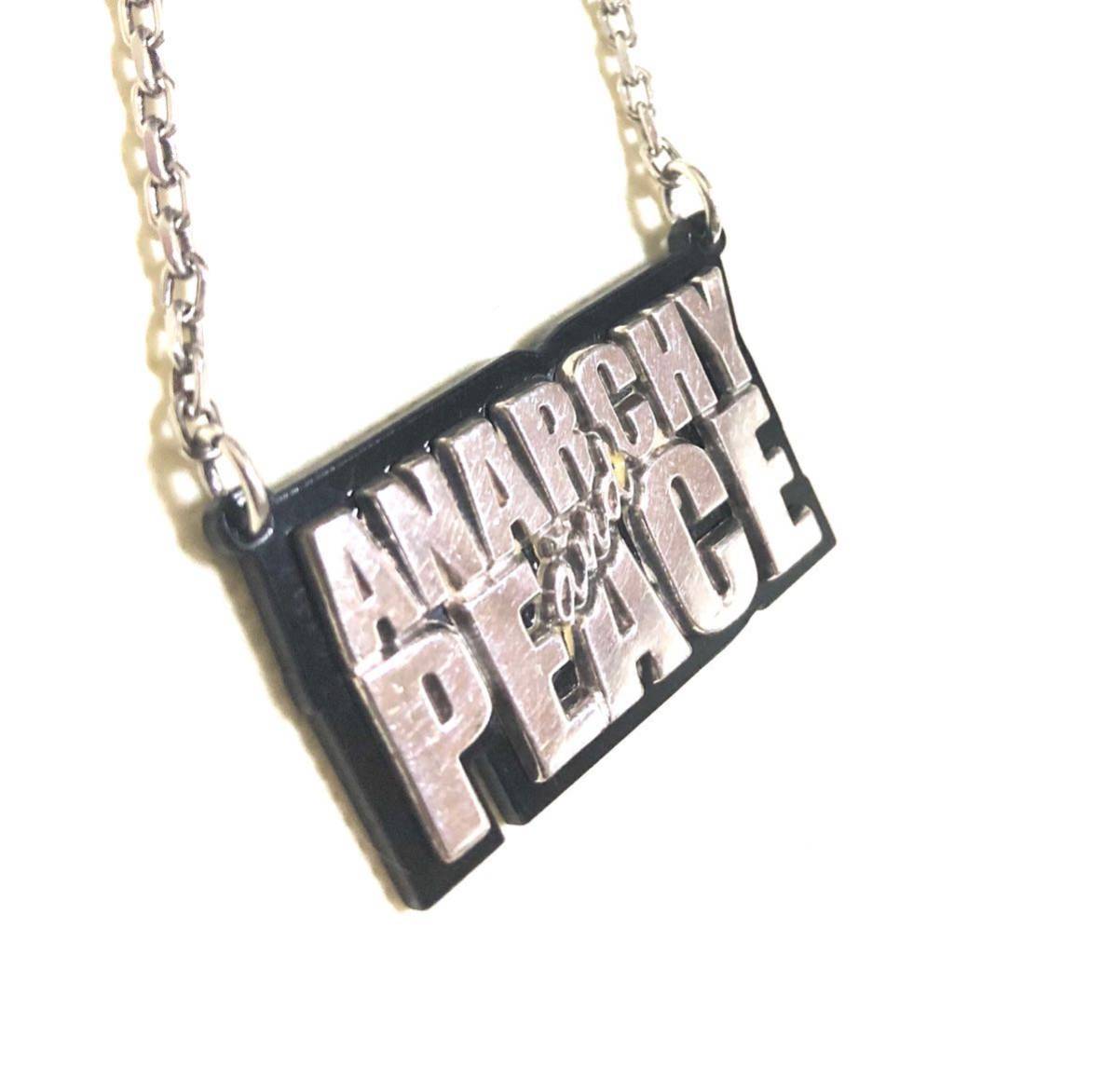 【アンダーカバー2015】Anarchy Apple Necklaceアーカイブ undercover anarchy and peace scab プレート シルバーネックレス