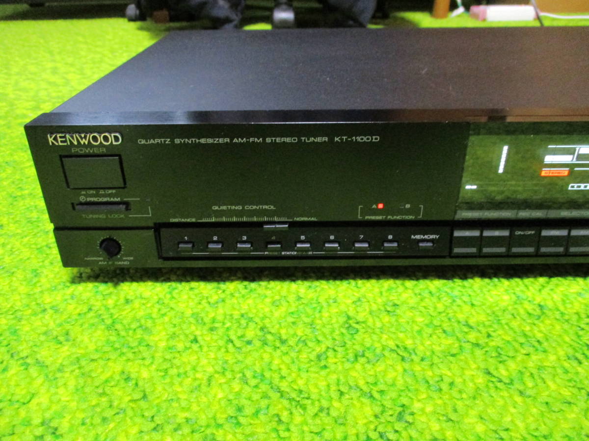 KENWOOD ケンウッド FM/AMチューナー KT-1100D 整備済み完動品145 部