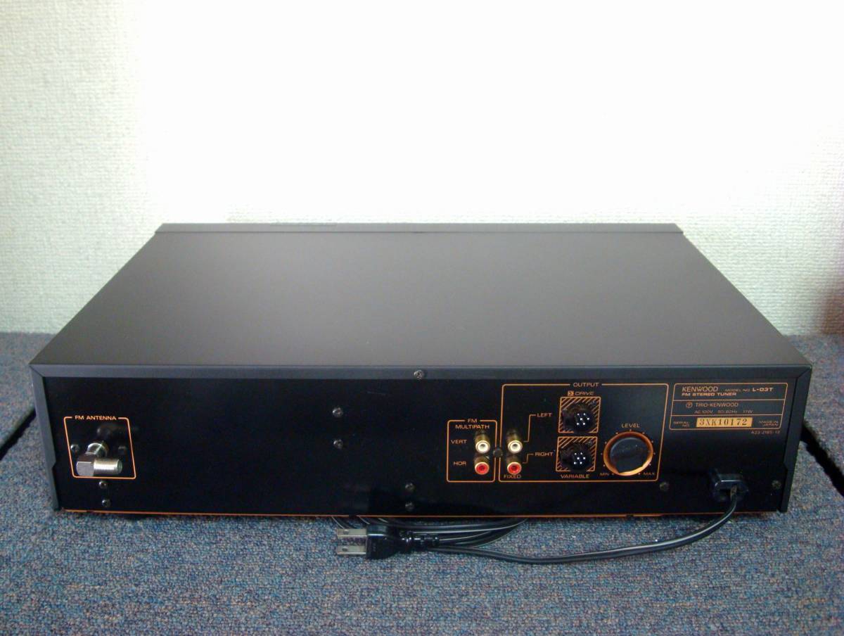 Kenwood L-03T FM専用アナログTUNER メンテナンス、調整済完動品 (中古