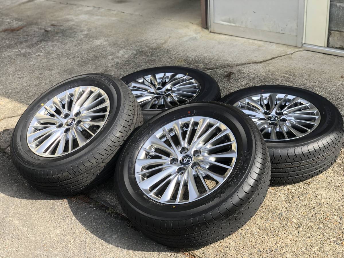 新車外し トヨタ アルファード 30後期 純正タイヤホイール4本セット