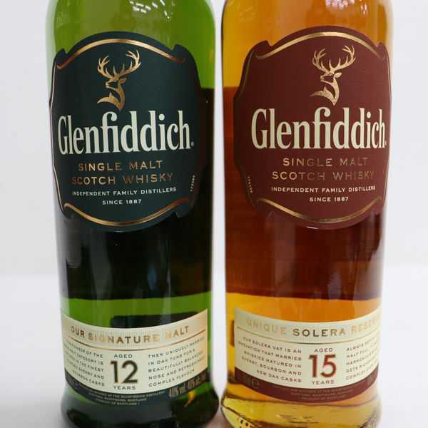 ☆2本セット⁄Glenfiddich（グレンフィディック）各種 12年・15年