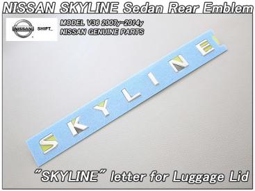 豊富な，セール スカイラインV36セダン NISSAN ニッサンSKYLINE純正JPエンブレム-リアSKYLINE文字/USDM国内仕様JDM日産250GT350GT370GTインフィニティG35(日産、インフィニティ)｜売買されたオークション情報、yahooの商品 日産、インフィニティ