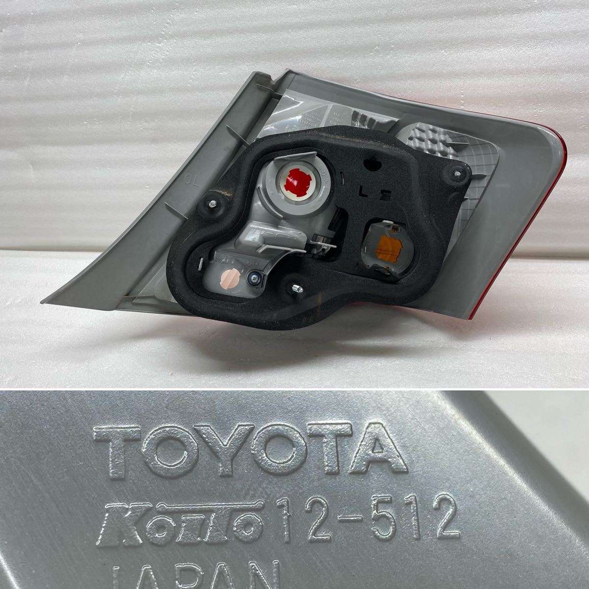 カローラ アクシオ NZE141 前期 純正 左 テールランプ KOITO 12-512