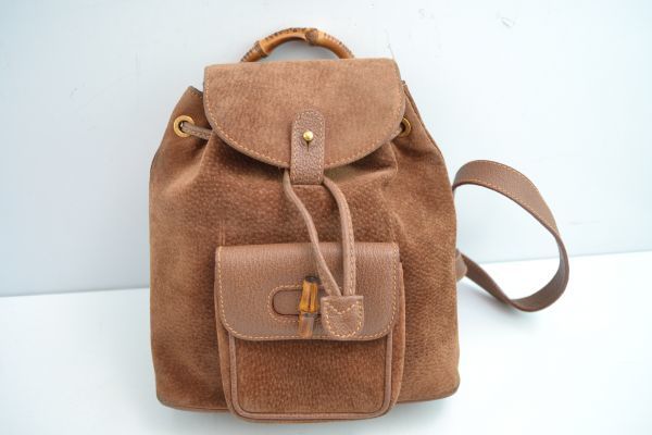 グッチ バンブー 布袋ありGUCCI ミニリュックサック ミニリュックの