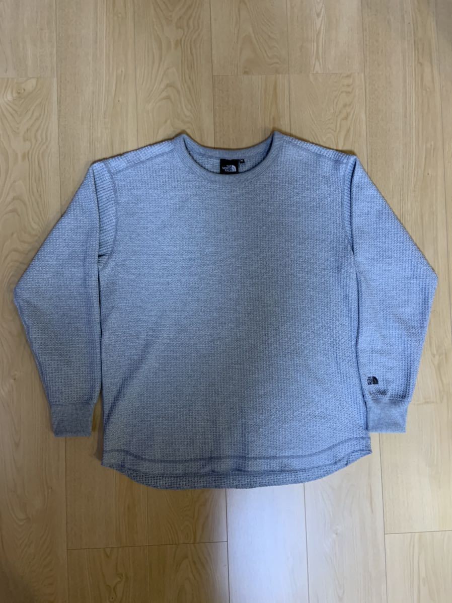  the north face ノースフェイス ロングスリーブワッフルクルー Mサイズ グレー(長袖Tシャツ)｜売買されたオークション情報、yahooの商品情報をアーカイブ公開 - オークファン 男性用
