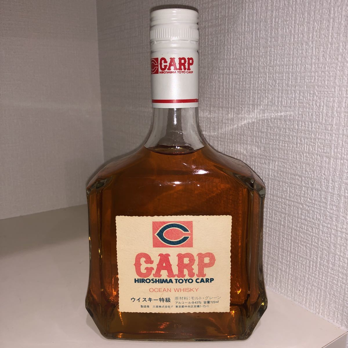 オーシャン 三楽 CARP広島東洋カープ ウイスキー特級 720ml 43% 軽井沢