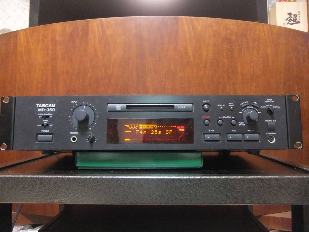 TASCAM タスカムMD-350 業務用MDデッキ リモコン付き 【公式通販】