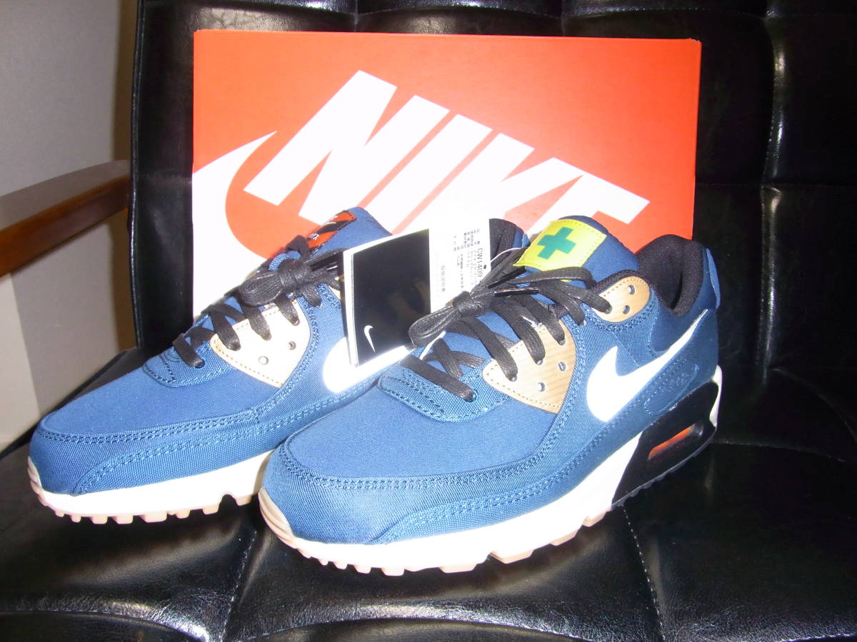 本物保証，セール SNKRS購入 NIKE ナイキ エアマックス90 シティーパック 東京 CW1409-400 27.5㎝: Nike AIR MAX 90 City Pack Tokyo US9.5 atmos(27.5cm)｜売買されたオークション情報、yahooの商品情報をアーカイブ公開 - オークファ 27.5cm