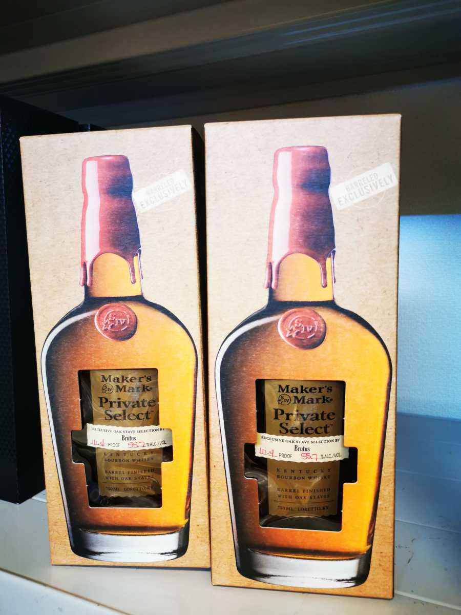 100%新品，送料無料 メーカーズマーク Maker's Mark プライベートセレクト 2本セット(バーボン)｜売買されたオークション情報、yahooの商品情報をアーカイブ公開 - オークファン バーボン