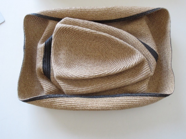 未使用 mature ha. / マチュアーハ MBOX-101SW BOXED HAT 11cm brim